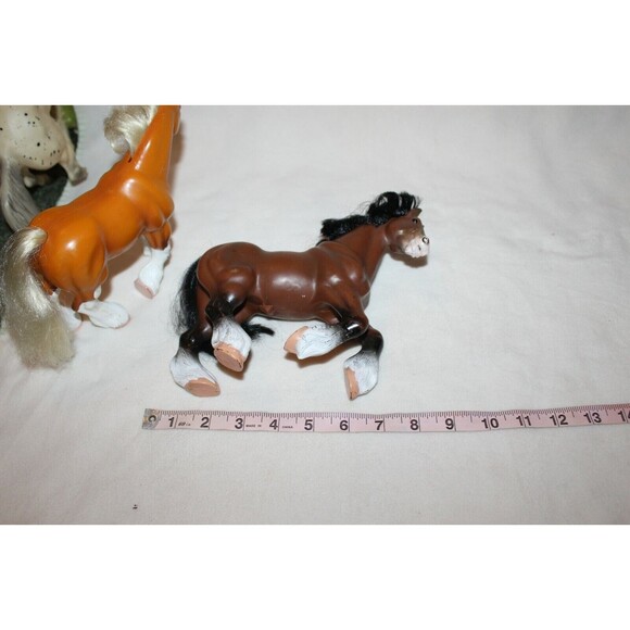 Lot of 2 Grand Champion Heavy Horses Palomino Brown Bay 9" Golden Geldings NICE - Picture 8 of 8